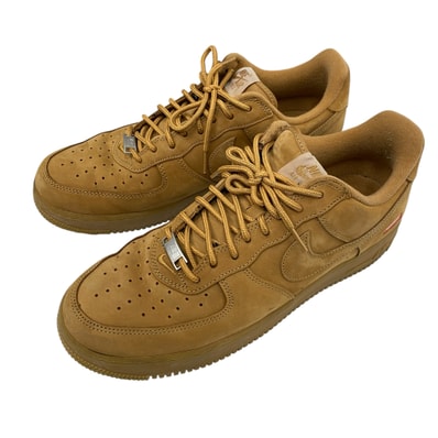 Supreme × Nike Air Force 1 Low "Flax/Wheat"