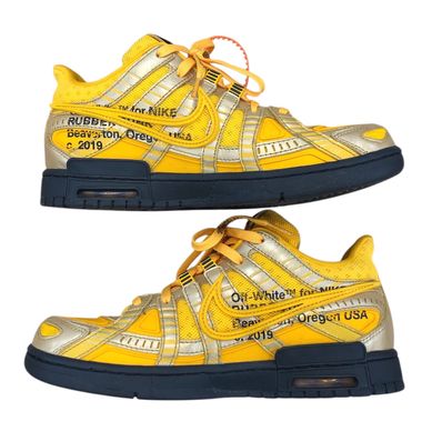 Off-White × Nike Air Rubber Dunk "University Gold"