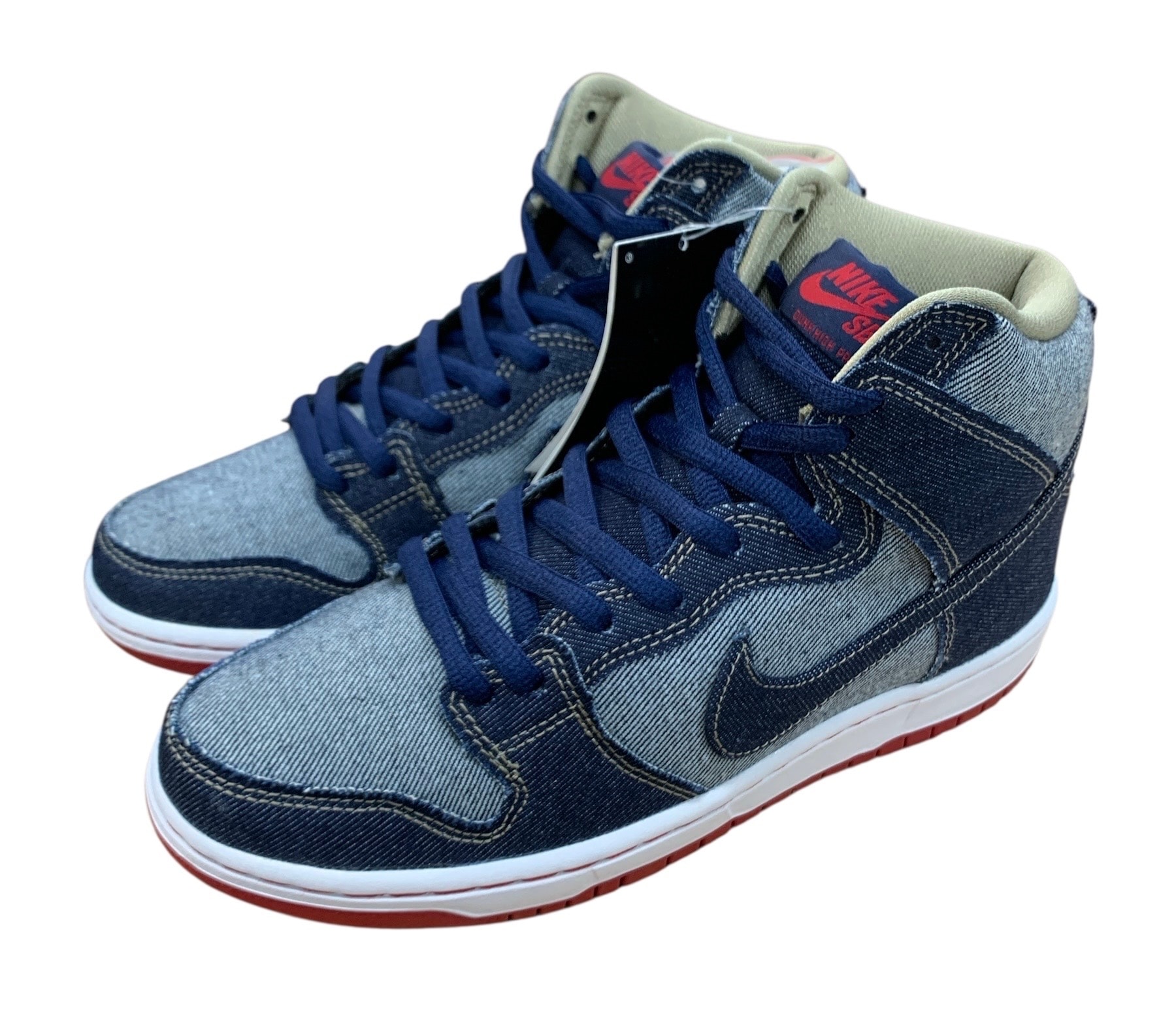 Nike SB Dunk High Reese Forbes Denim "Midnight Navy"