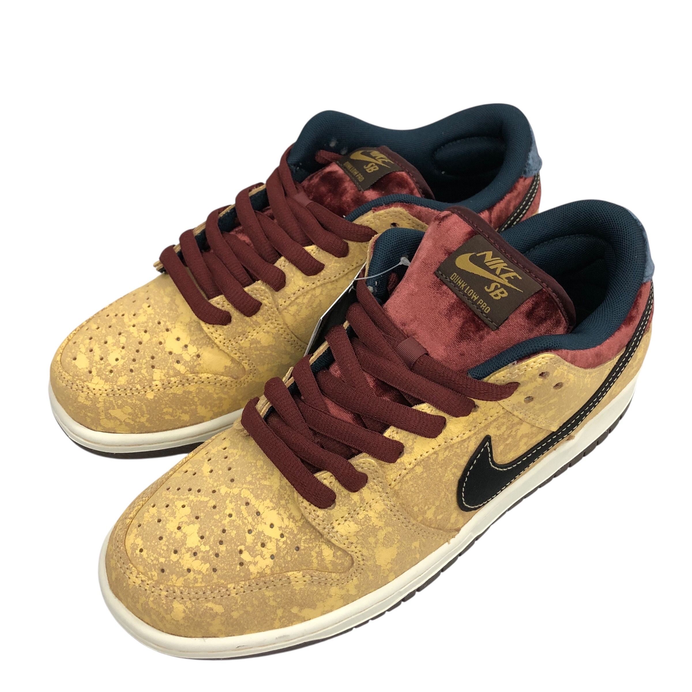 Nike SB Dunk Low Pro "City of Cinema/Celestial Gold and Dark Team Red"