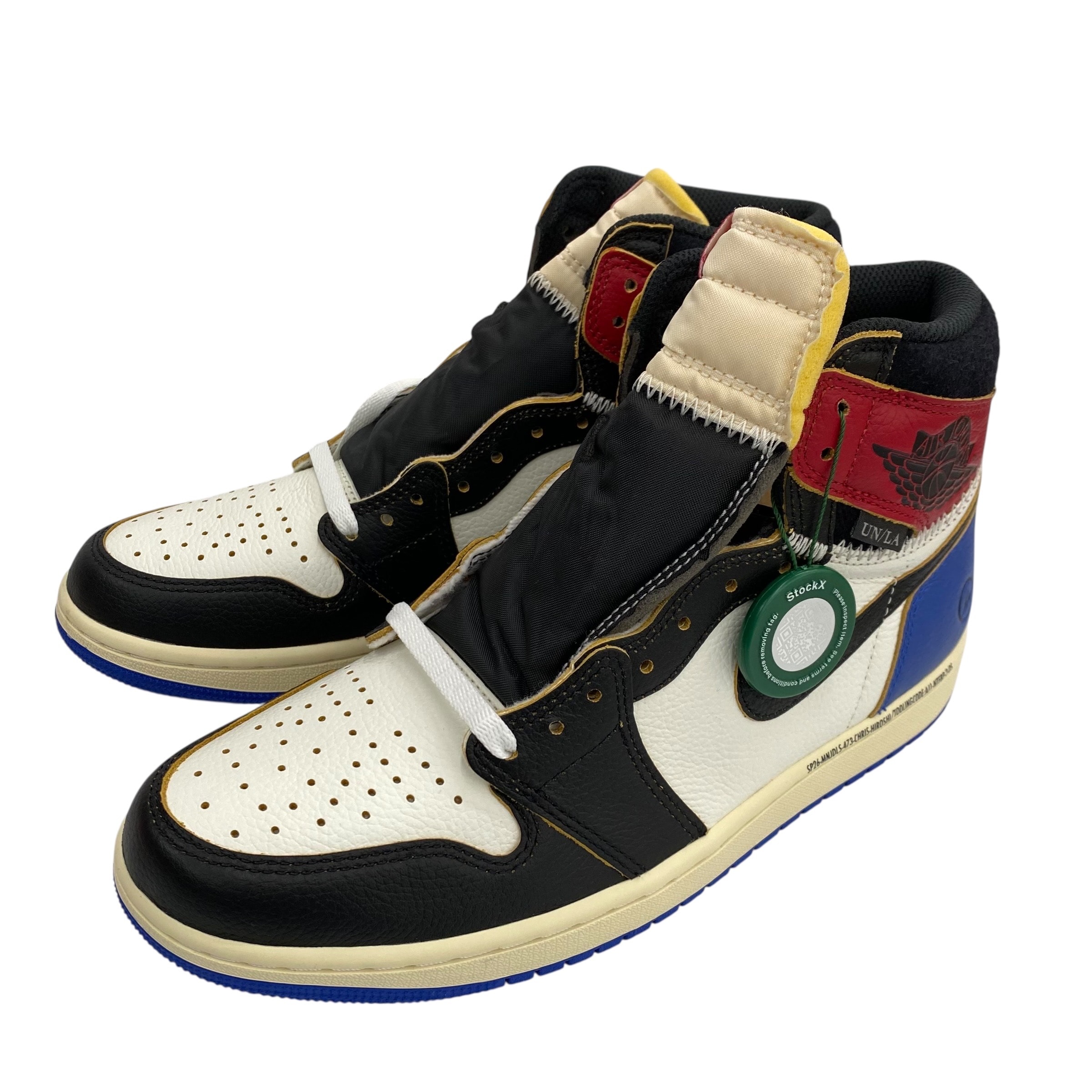 fragment design × UNION × Nike Air Jordan 1 High OG "Black/Varsity Red"