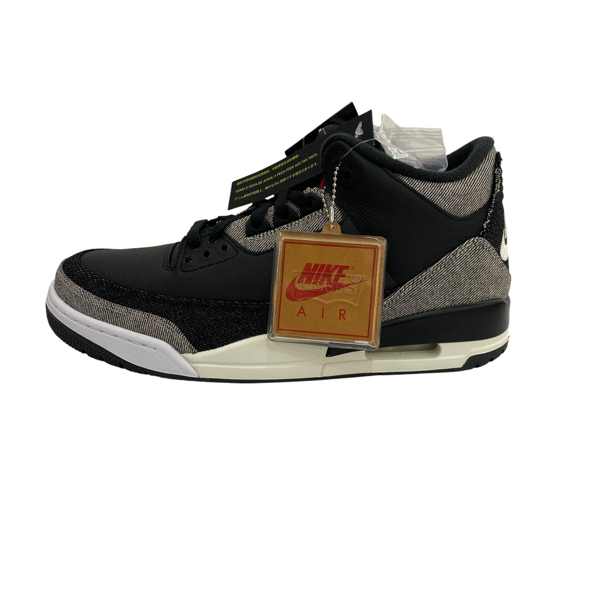 Levi's × Nike Air Jordan 3 Retro SP "Black and White" (LEVI'S Tab)