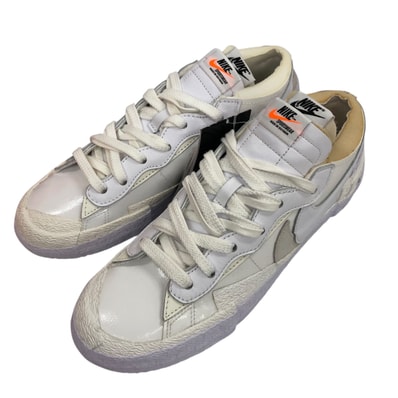 sacai × Nike Blazer Low "White Patent Leather"
