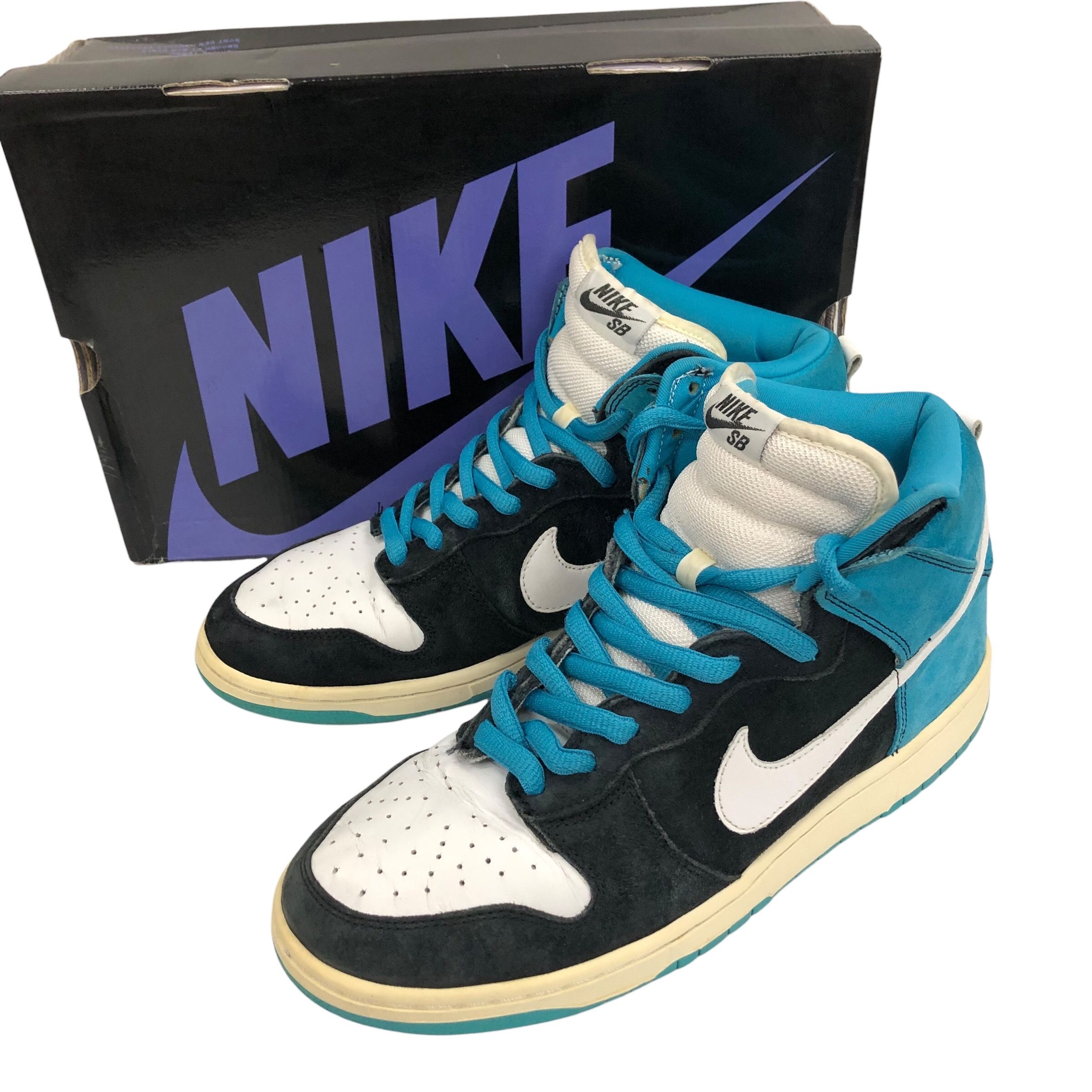 Nike SB Dunk High Send Help "Black/White-Blue Reef"