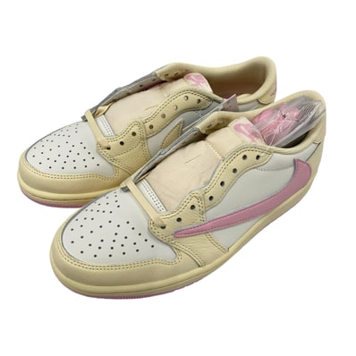 Travis Scott × Nike Air Jordan 1 Retro Low OG "Muslin/Shy Pink"