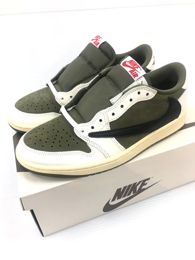 Travis Scott × Nike Air Jordan 1 Low OG SP "Reverse Olive"