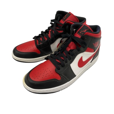 Nike Air Jordan 1 Mid "Black/Gym Red/White"