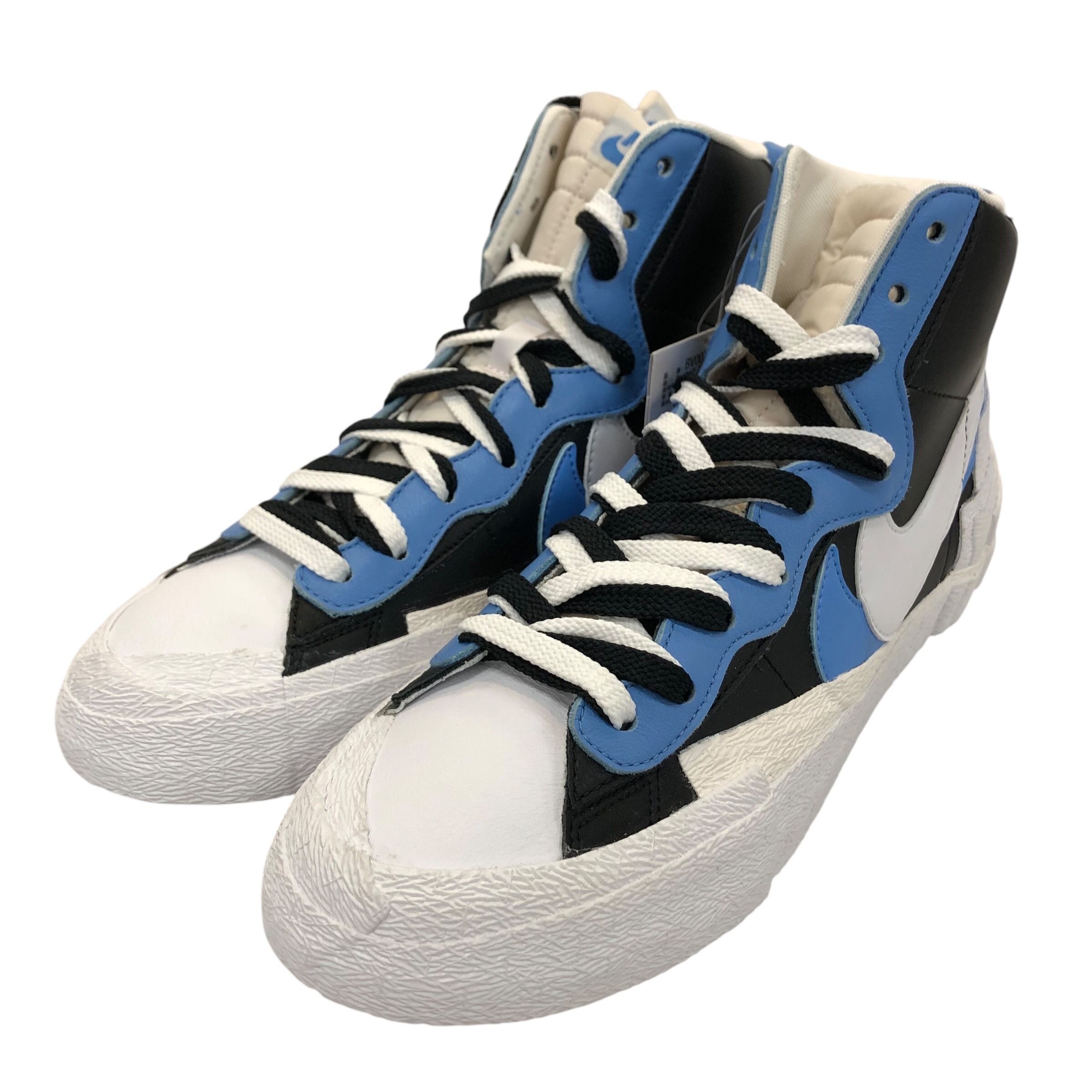 sacai × NIKE BLAZER MID "BLACK / BLUE"
