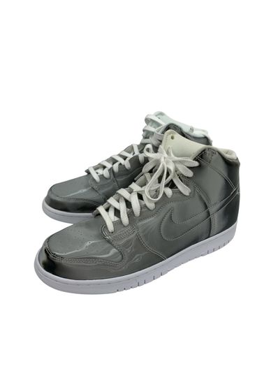 CLOT × Nike Dunk High "Silver/Flux"