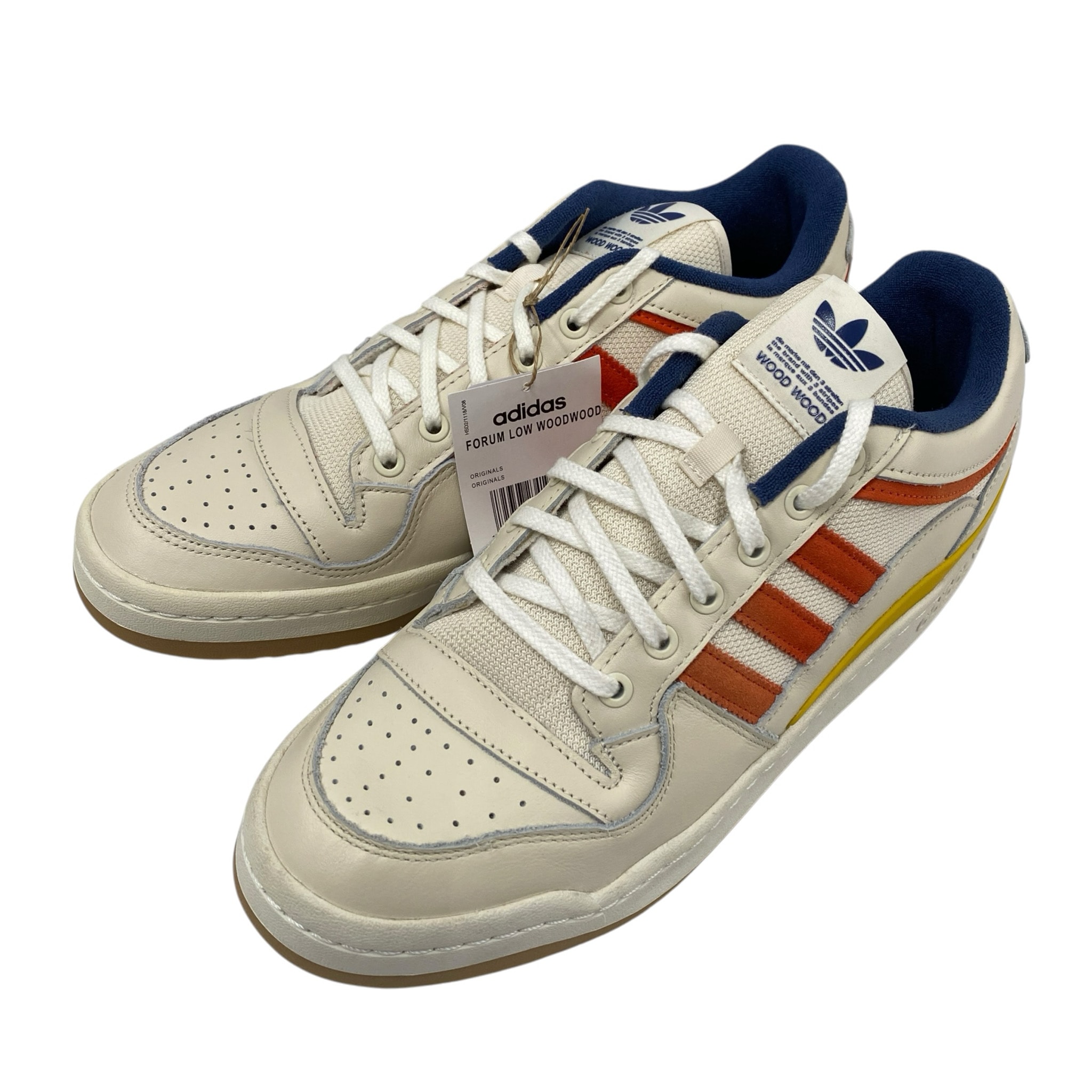 adidas consortium Forum Low WOODWOOD "Off White/Altered Amber/Yellow"