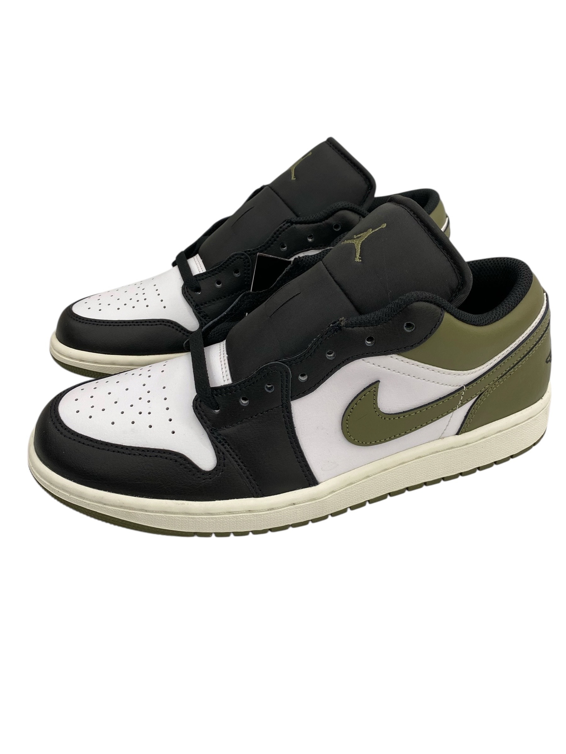 Nike Air Jordan 1 Low "Black/Medium Olive/White"