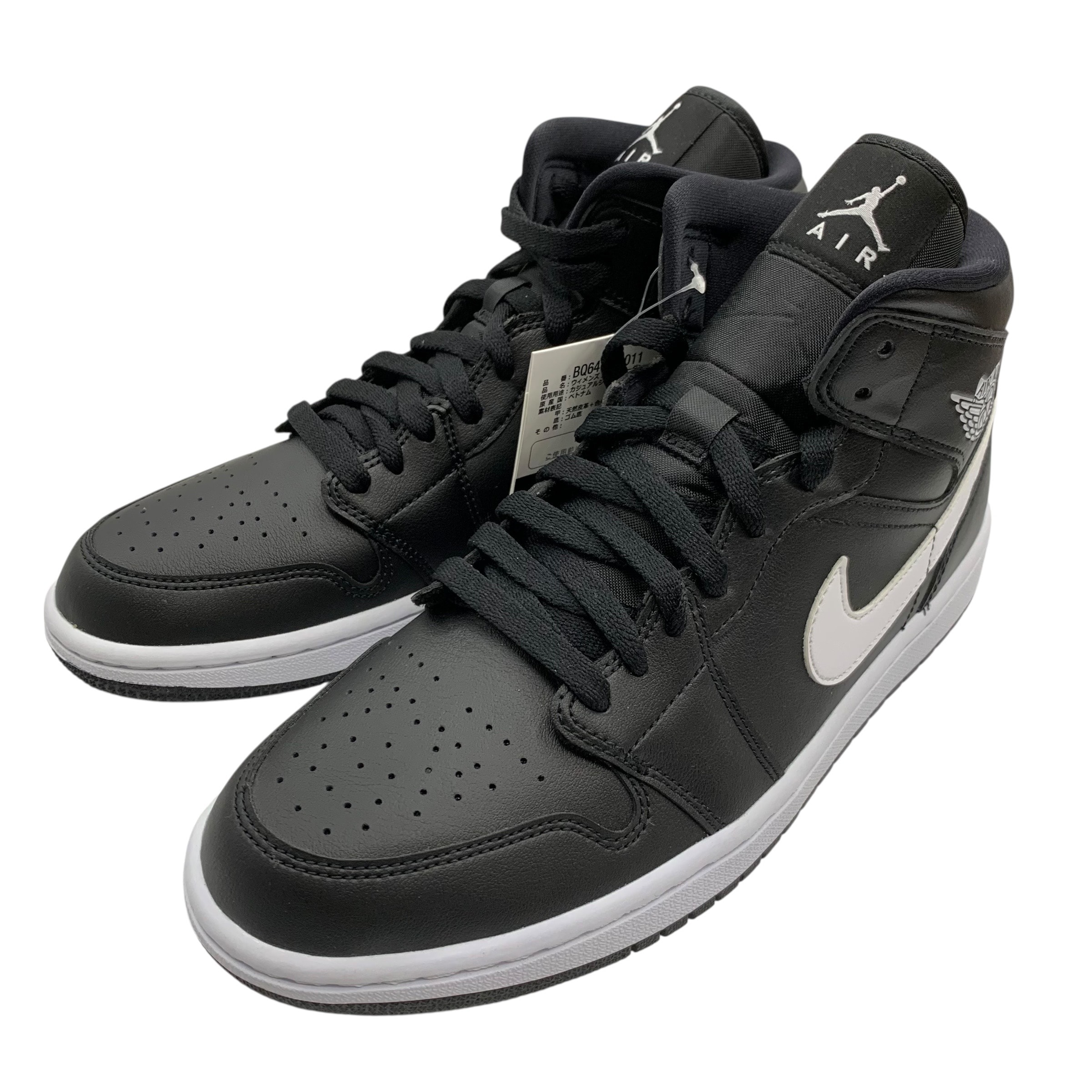 NIKE Women's AIR JORDAN 1 MID "BLACK/WHITE"