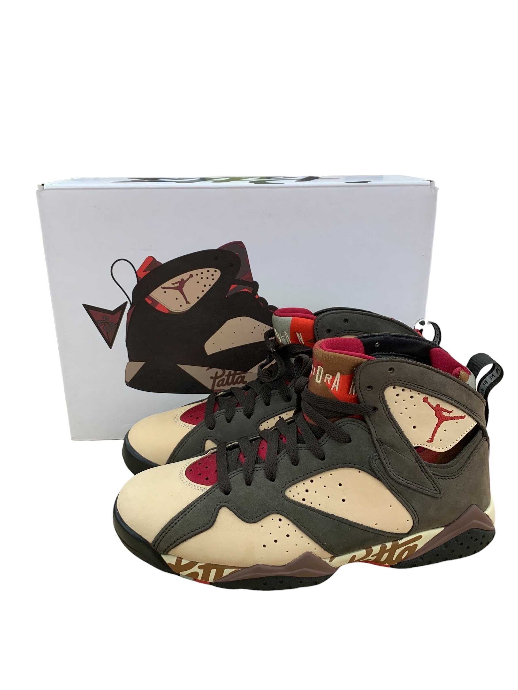 Patta × Nike Air Jordan 7 OG "Brown"