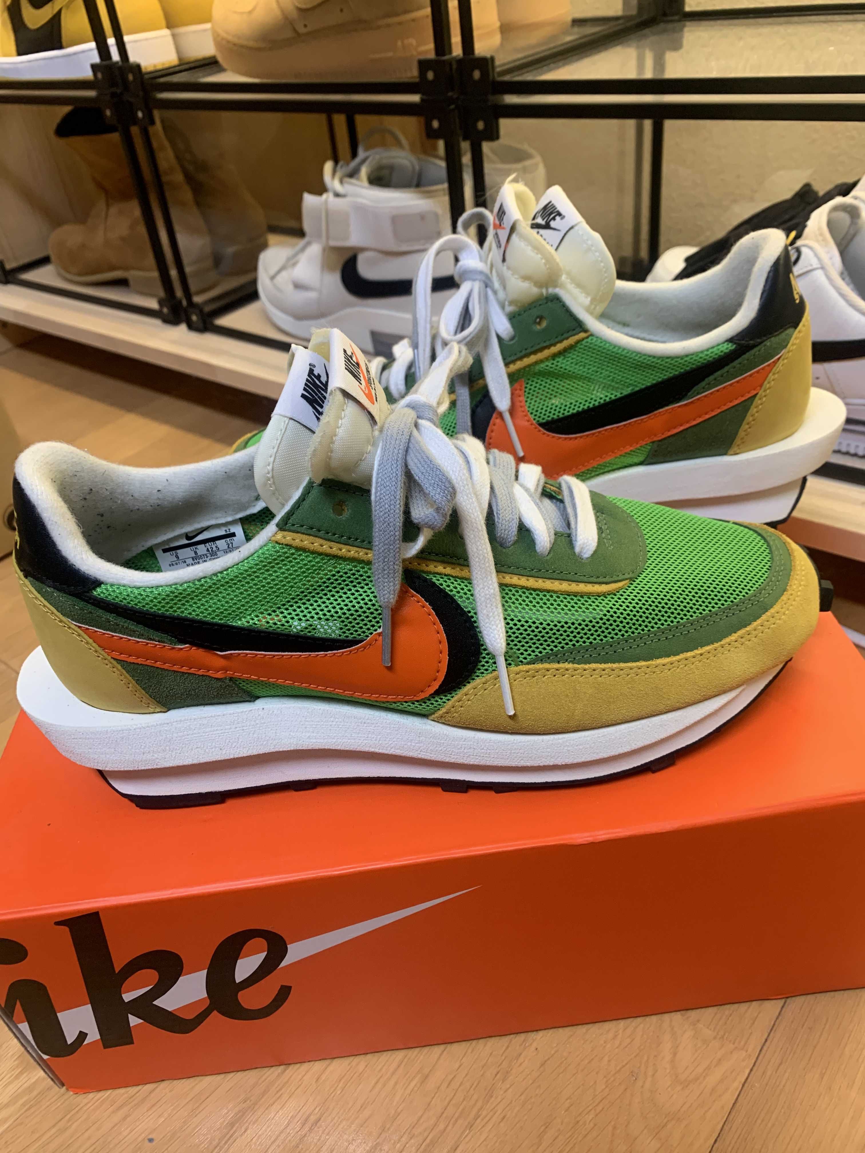 sacai × Nike LDV Waffle "Green"