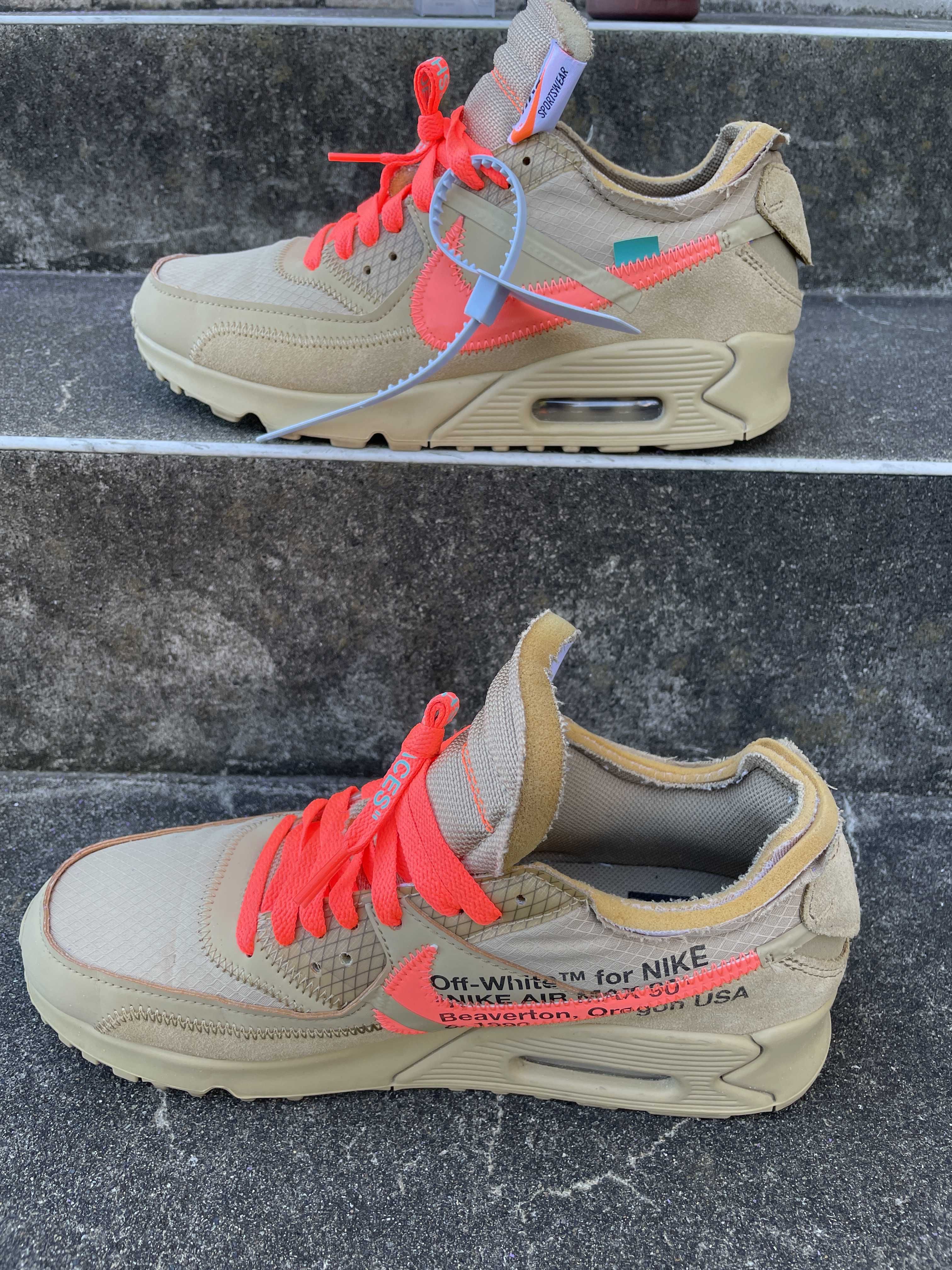 Off-White × Nike Air Max 90 "Desert Ore"