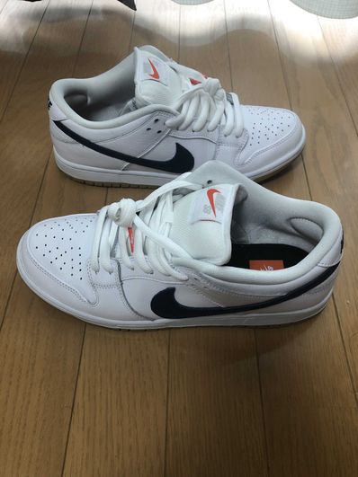 Nike SB Dunk Low "Orange Label White Navy"