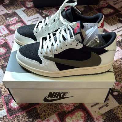 Travis Scott × Nike Women's Air Jordan 1 Low OG "Medium Olive"