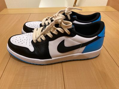 Nike Air Jordan 1 Low OG "Black and Dark Powder Blue/UNC"