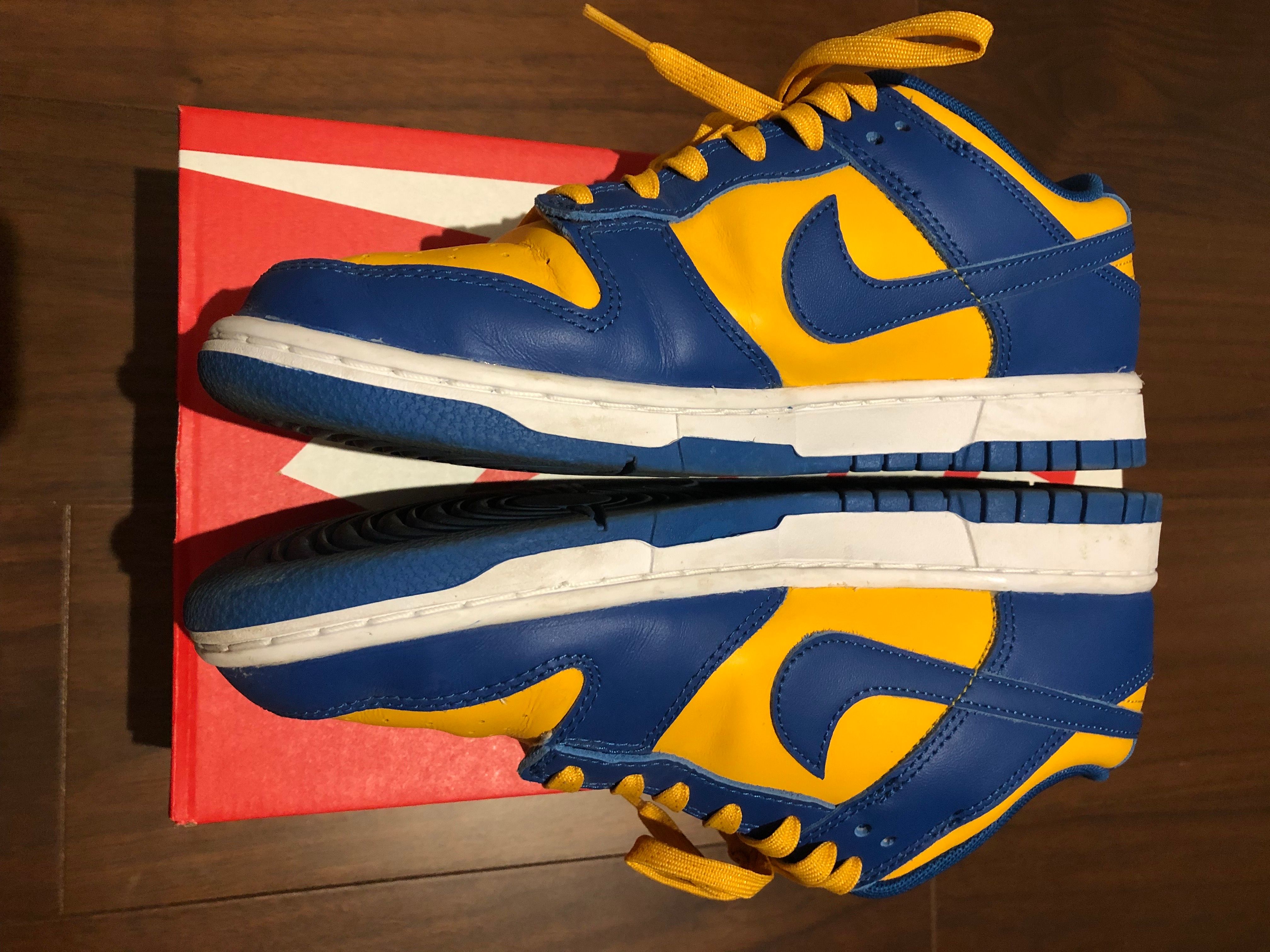 Nike Dunk Low "Blue Jay and University Gold"