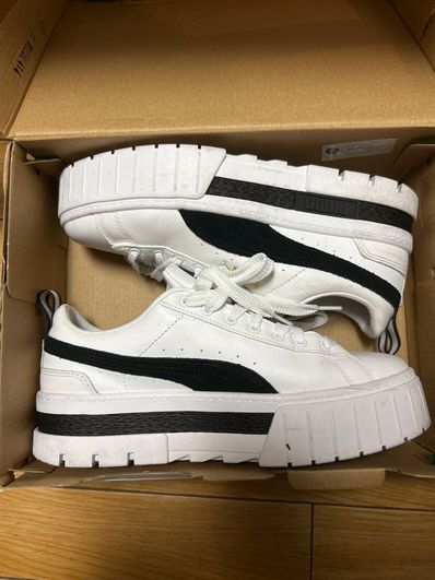 Puma Women's Mayze Lether "White/Black"