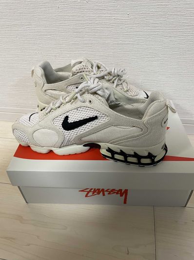 Stussy × Nike Air Zoom Spiridon CG 2 "Fossil/Black"