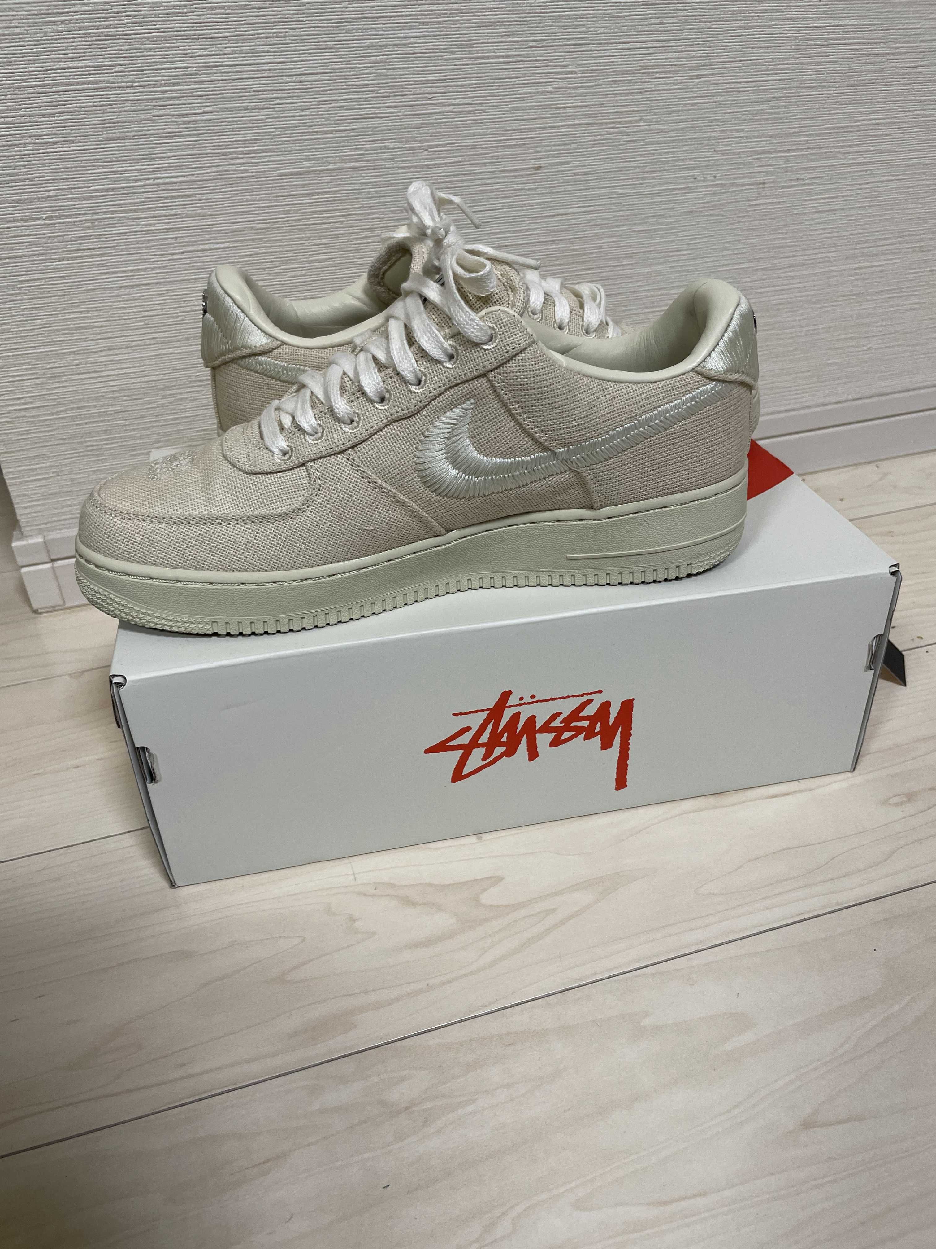 Stussy × Nike Air Force 1 Low "Fossil Stone"