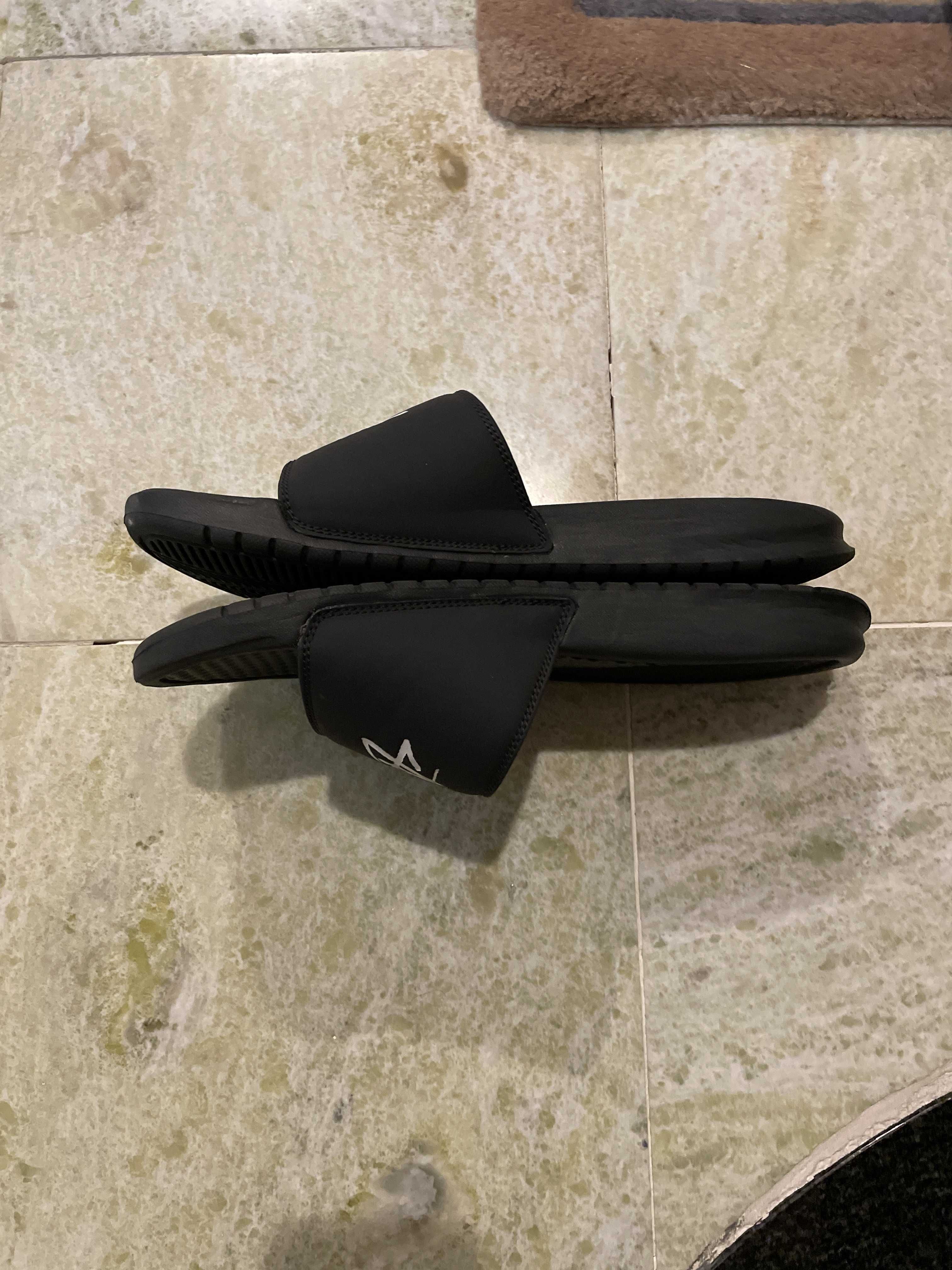 Stussy × Nike Benassi Slide "Off Noir" (CW2787-001)