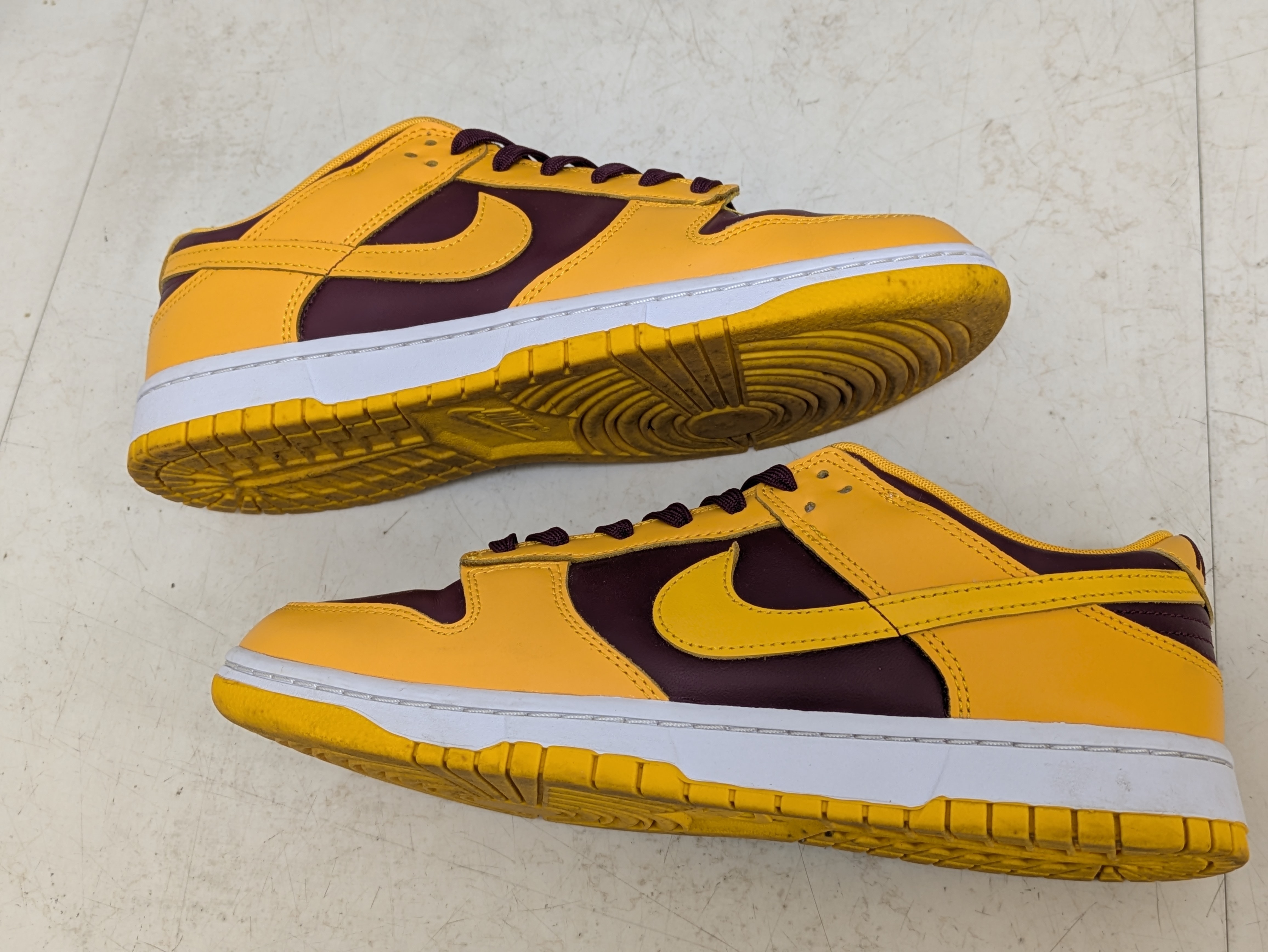 Nike Dunk Low Retro "University Gold and Deep Maroon"