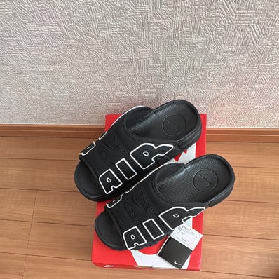 Nike Air More Uptempo Slide "Black" (DV2132-001/DV2137-001)
