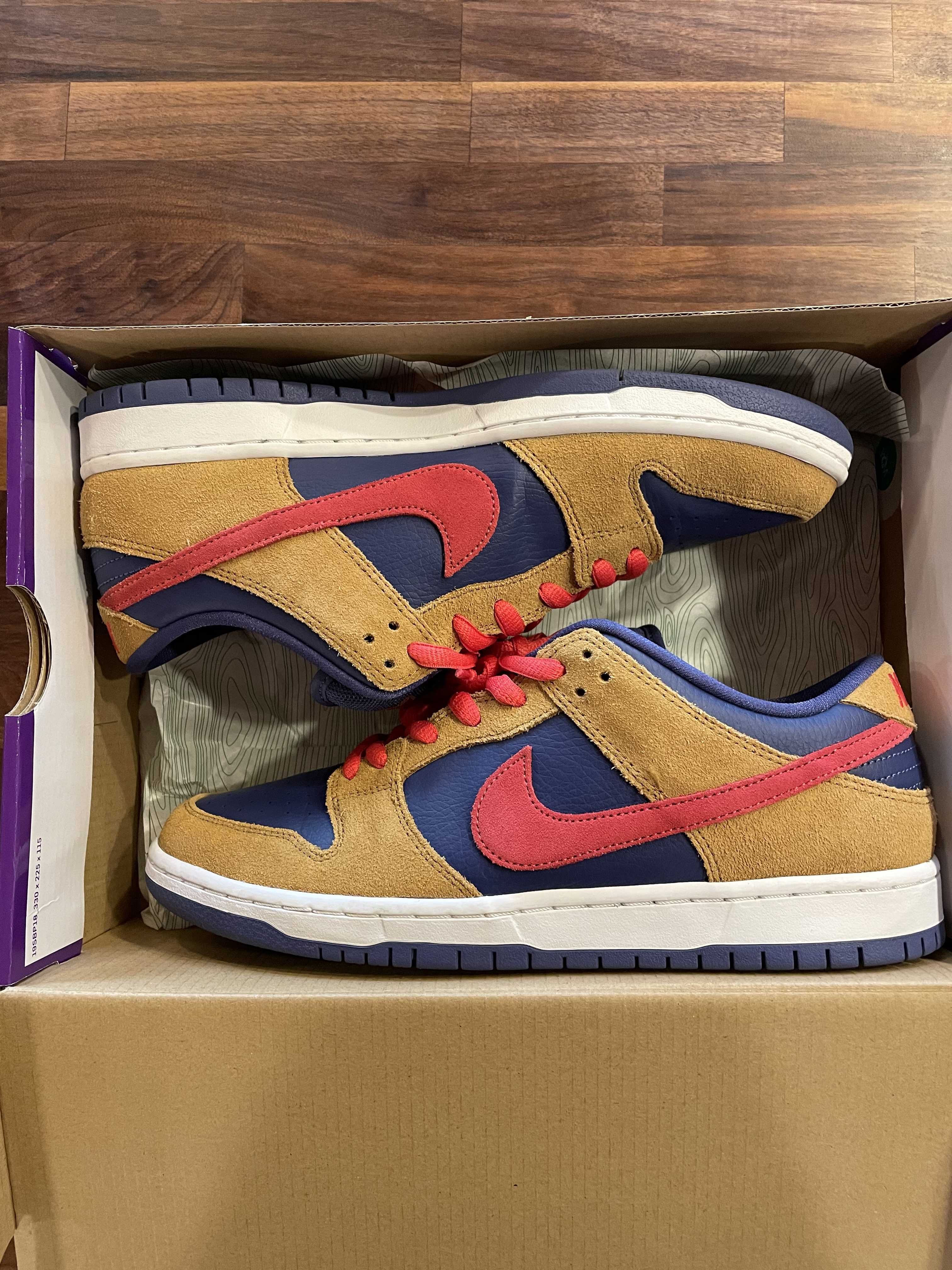 Nike SB Dunk Low Pro "Wheat and Purple"