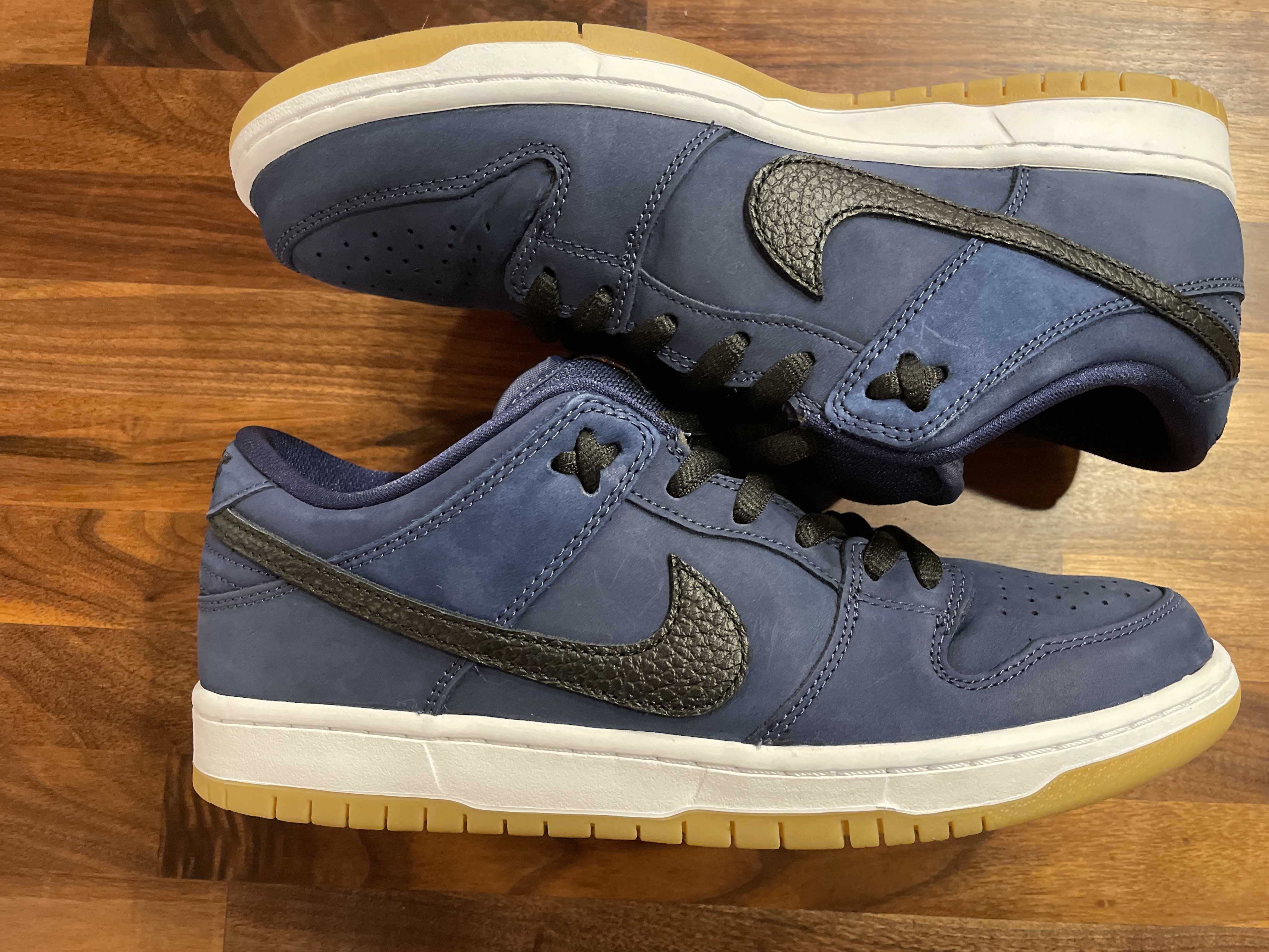 Nike SB Dunk Low Orange Label "Obsidian/Black-Light Gum Brown"