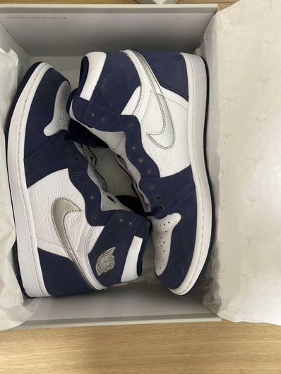 Nike Air Jordan 1 High OG CO.JP "White/Midnight Navy" (2020)(ブリーフケースなし)