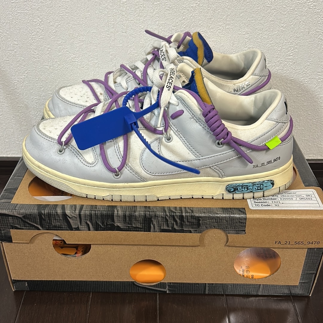 Off-White × Nike Dunk Low 1 of 50 "Lot.48" 