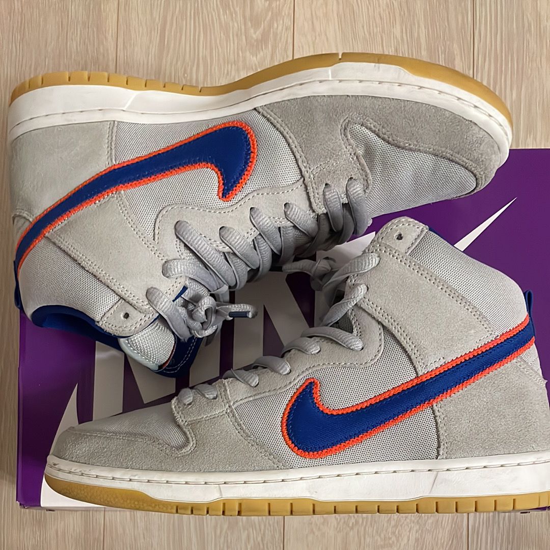 Nike SB Dunk High "Rush Blue and Team Orange/New York Mets"