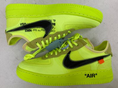 Off-White × Nike Air Force 1 Low "Volt"