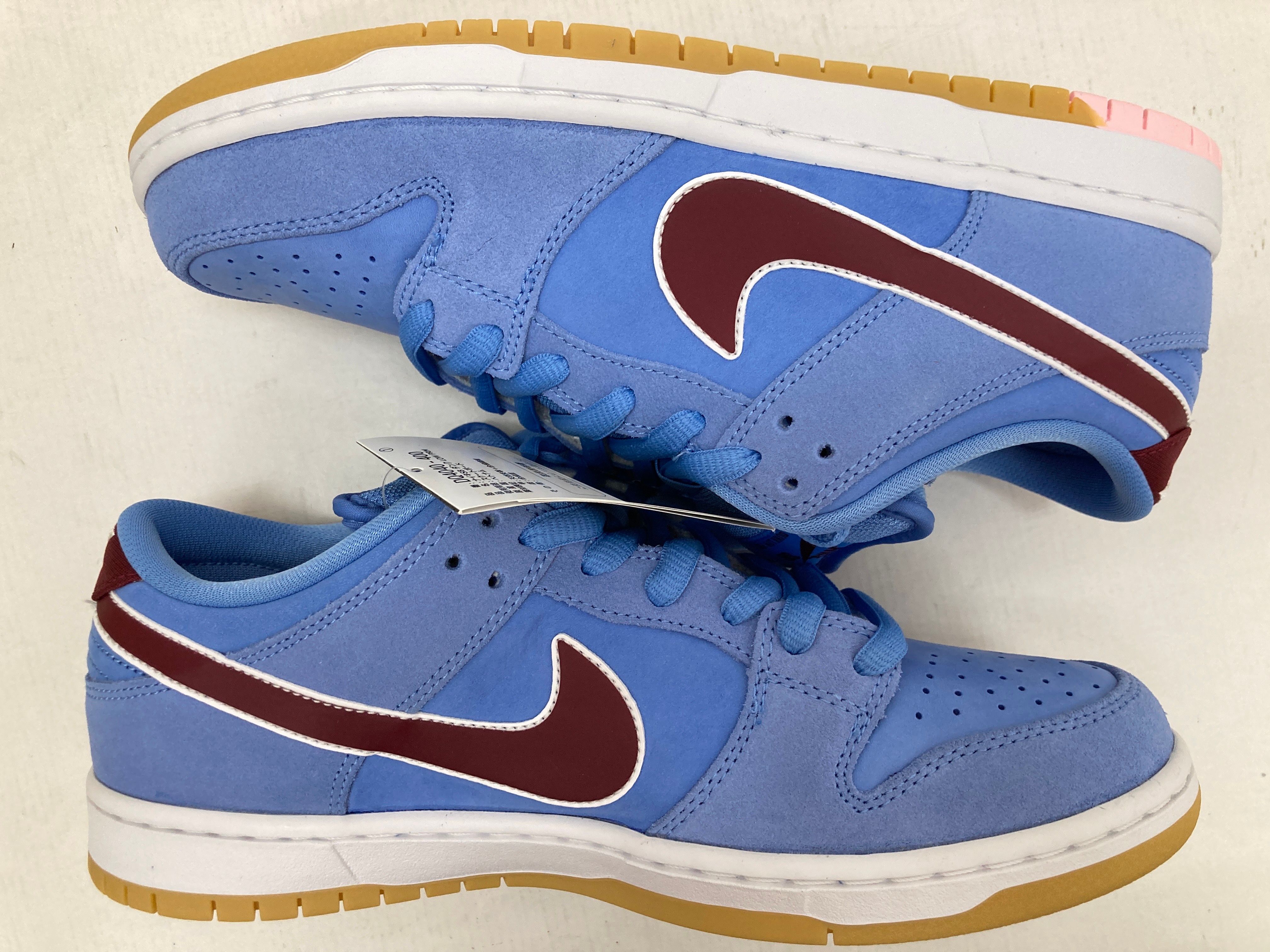 Nike SB Dunk Low Pro "Philadelphia Phillies/Valor Blue and Team Maroon"