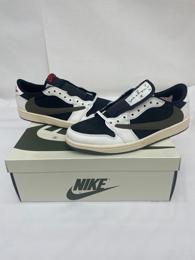 Travis Scott × Nike Women's Air Jordan 1 Low OG "Medium Olive"