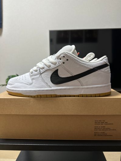 Nike SB Dunk Low Orange Label "White Black"