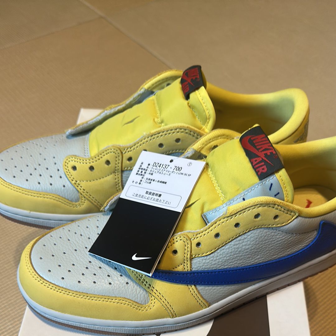 Travis Scott × Nike Women's Air Jordan 1 Retro Low OG "Canary"