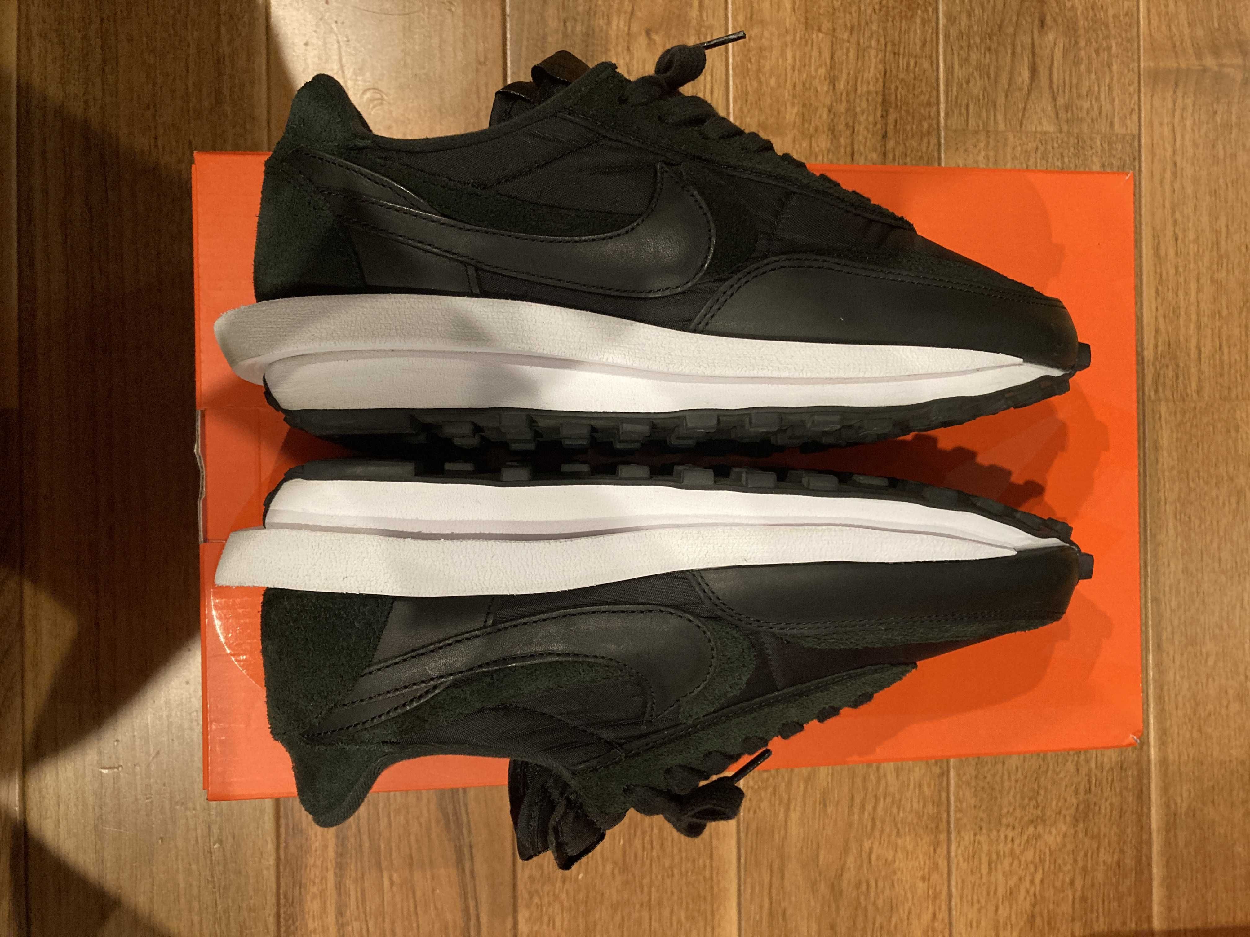 sacai × Nike LDV Waffle "Triple Black"