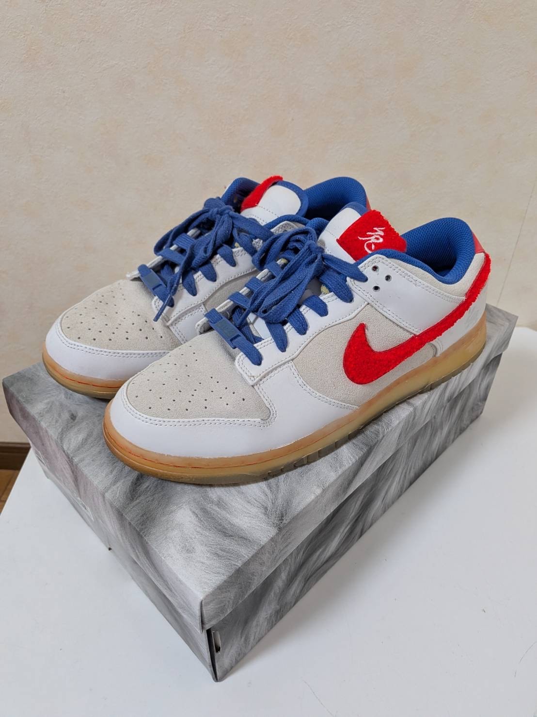 Nike Dunk Low Year of the Rabbit "White/Crimson-Varsity Royal"