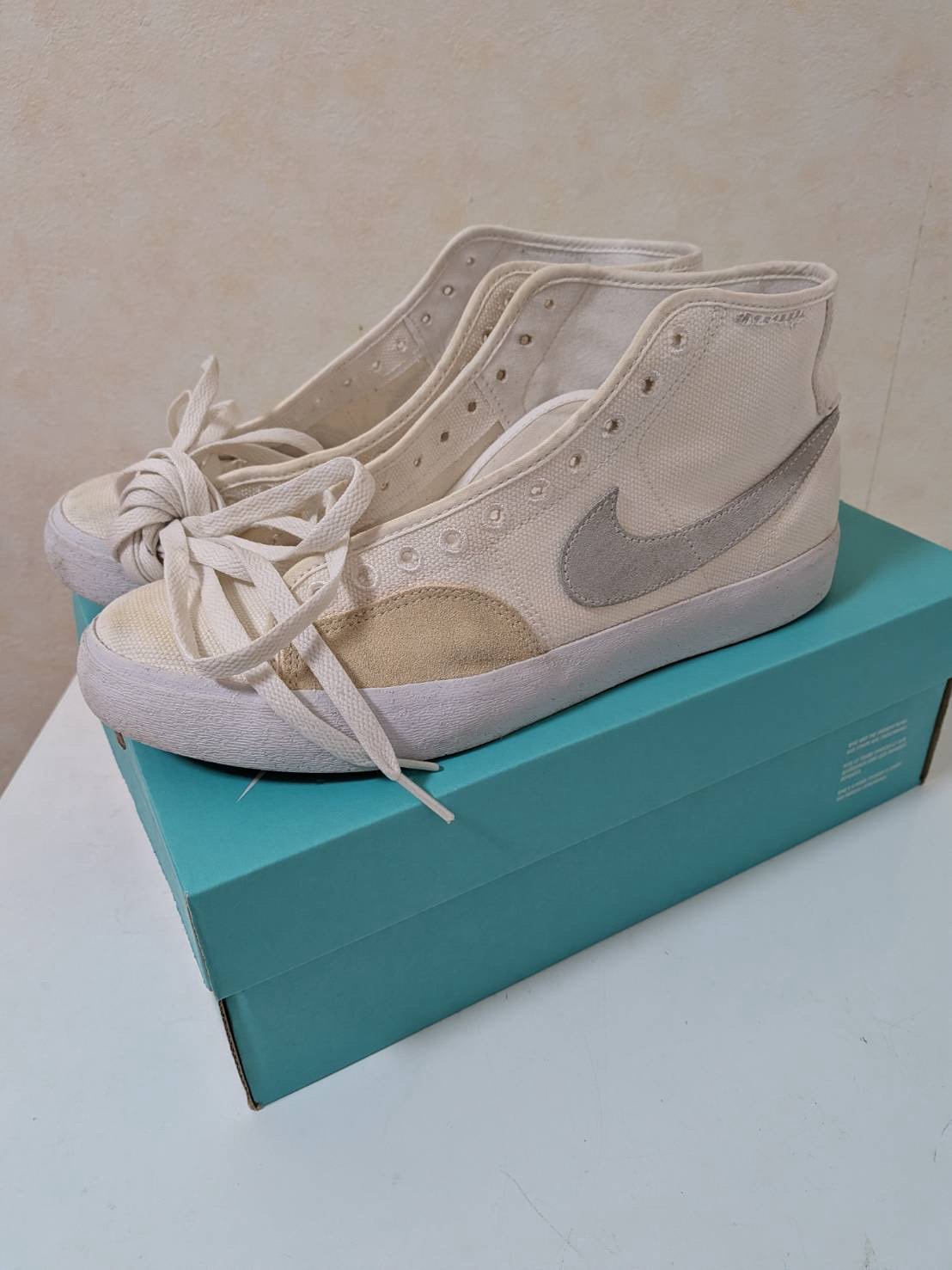 Nike SB Blazer Court Mid "PRM Summit White/Summit White"