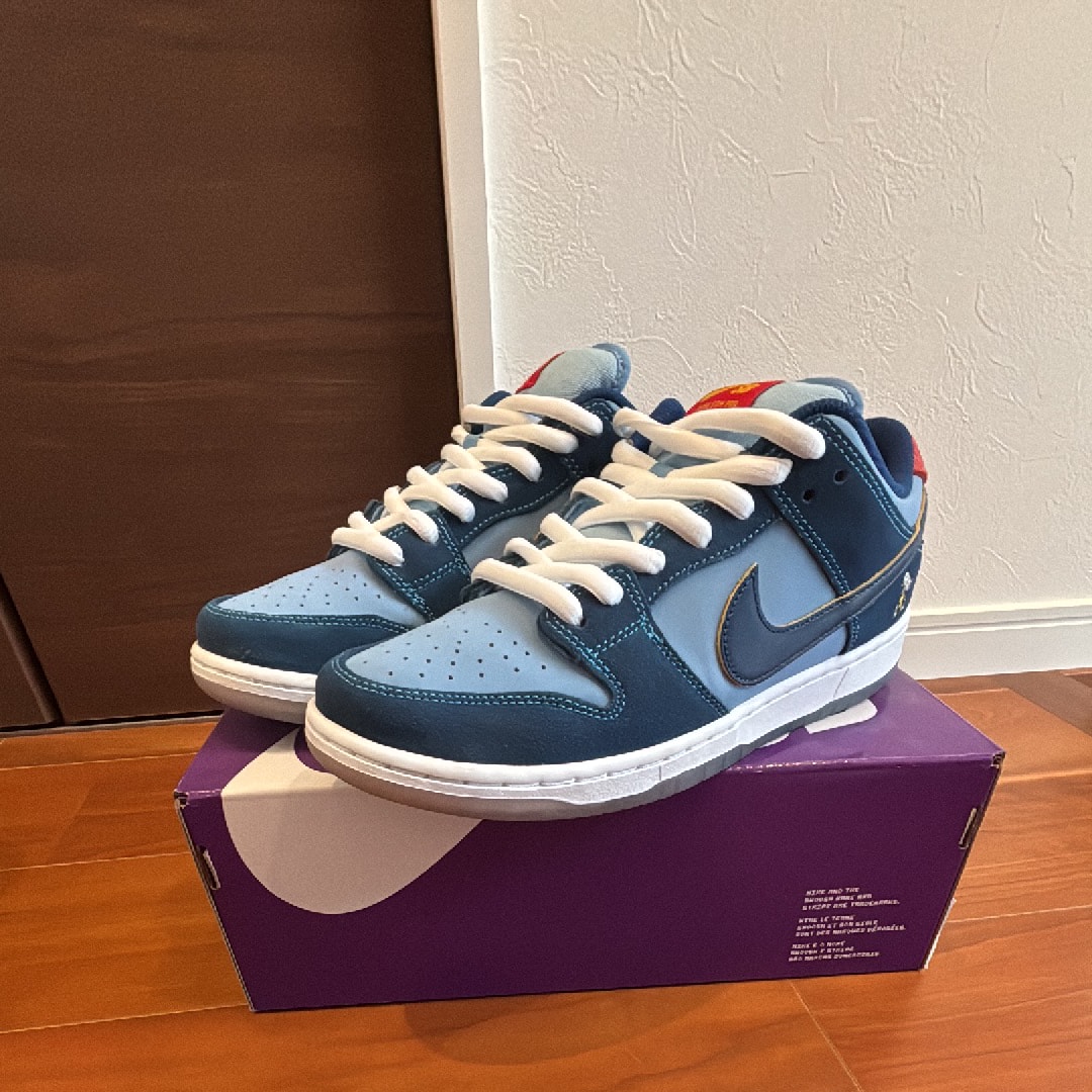 Why So Sad? × Nike SB Dunk Low "Coastal Blue/Speed Yellow-University Red"