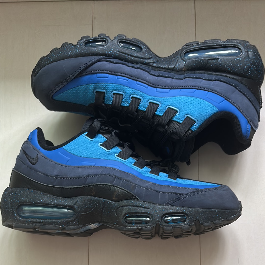 Stash × Nike Air Max 95 "Black and Harbor Blue" (2024)