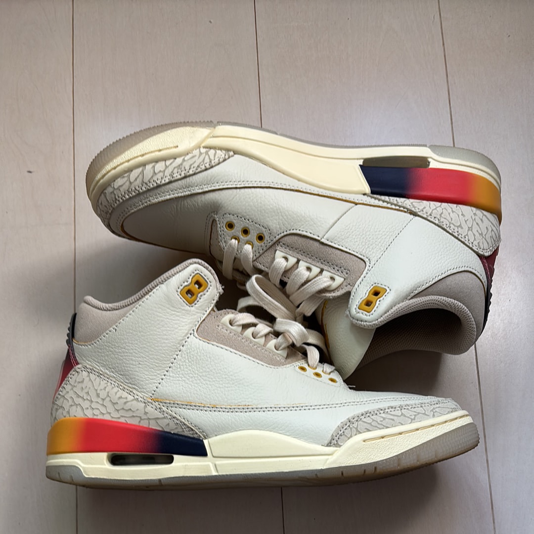 J・バルヴィン × ナイキ エアジョーダン3 レトロ SP "サンセット"