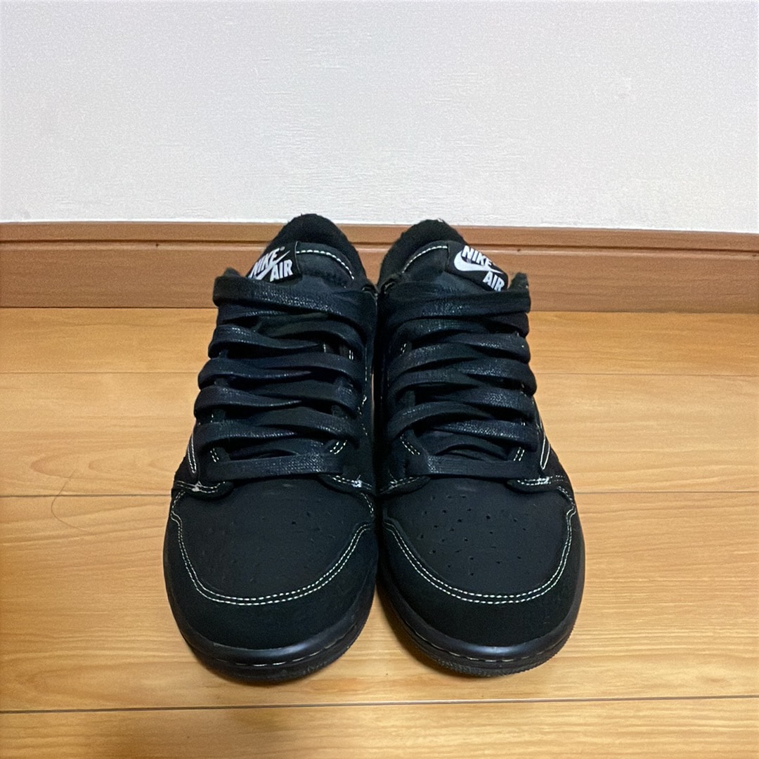 Travis Scott × Nike Air Jordan 1 Low OG SP "Black Phantom"