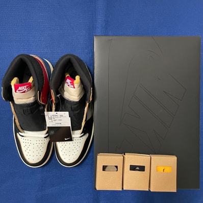 fragment design × UNION × Nike Air Jordan 1 High OG "Black/Varsity Red"