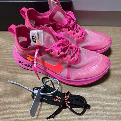 Off-White × Nike Zoom Fly "Pink"