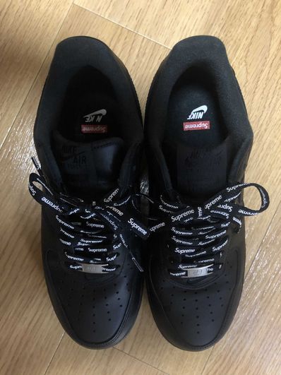 Supreme × Nike Air Force 1 Low "Black"