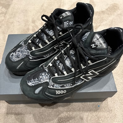 atmos × New Balance 1000 "bāṅdhnū/Black Paisley"